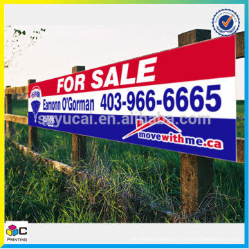 resistance UV waterproof Real Estate Signs banner